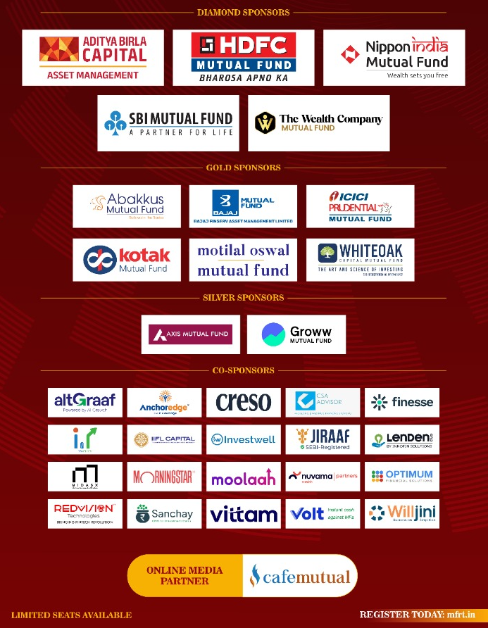 mfrtind's tweet photo. Mr. Ganesh Mohan, MD, Bajaj Mutual Fund (@bajajfinservmf), joins the 18th MFRT Conference to explore India’s evolving growth story &amp; the opportunities shaping the future of the mutual fund industry. This is not just change. It’s the #REBOOT of a new India. #MFRT2026
@cafemutual https://t.co/O15dJ6L6wF