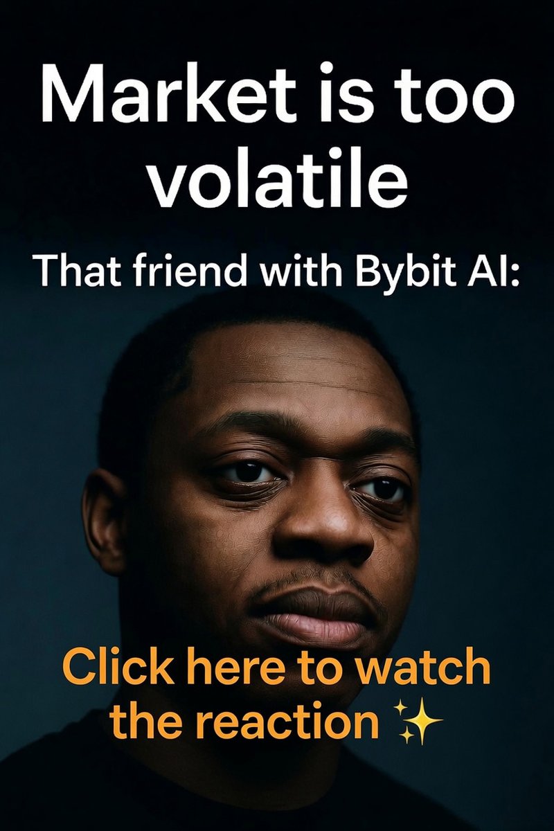 Bybit_Official's tweet photo. When the market is too volatile, how does one with AI Assistance react?