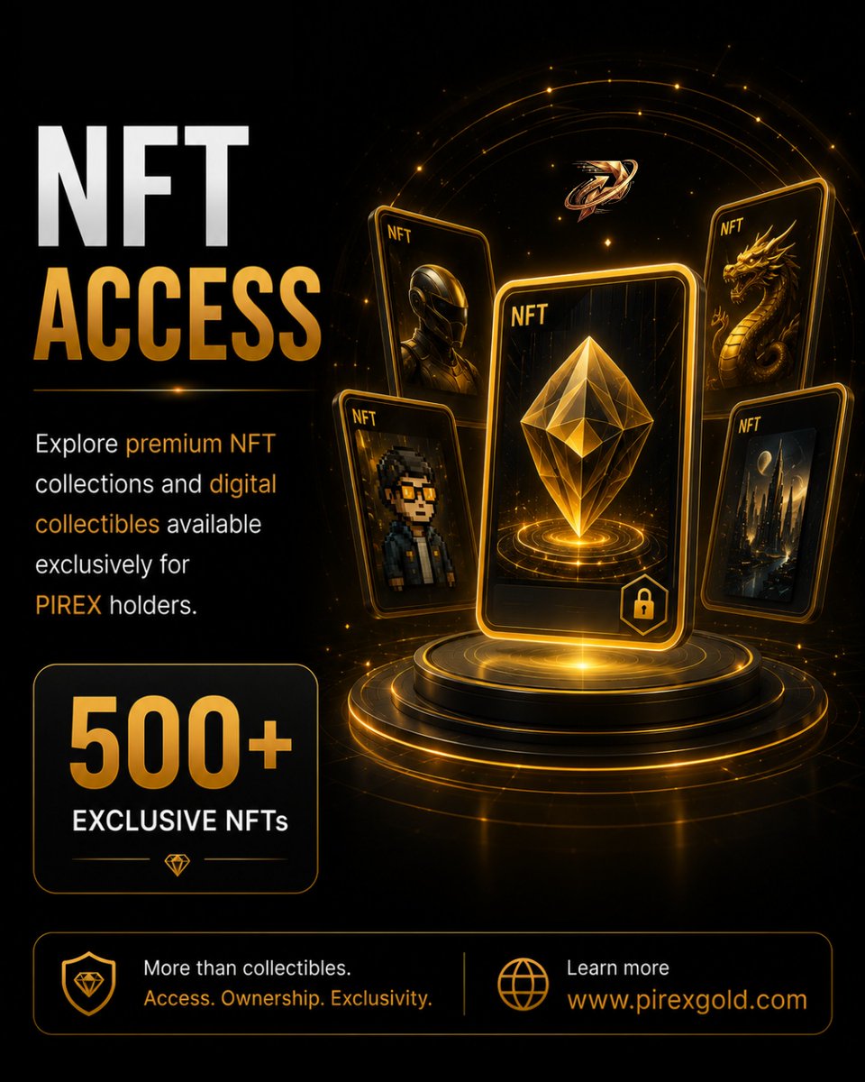 Pirexecosystem's tweet photo. 500+ Limited Edition Digital Assets ✨
Reserved for PIREX holders.
Access the future of digital ownership.
https://t.co/ssS9yCIEWY
#PIREXGOLD #DigitalAssets #Web3Community #Blockchain #Exclusive #DigitalArt #Innovation https://t.co/SnvJgwEgUl