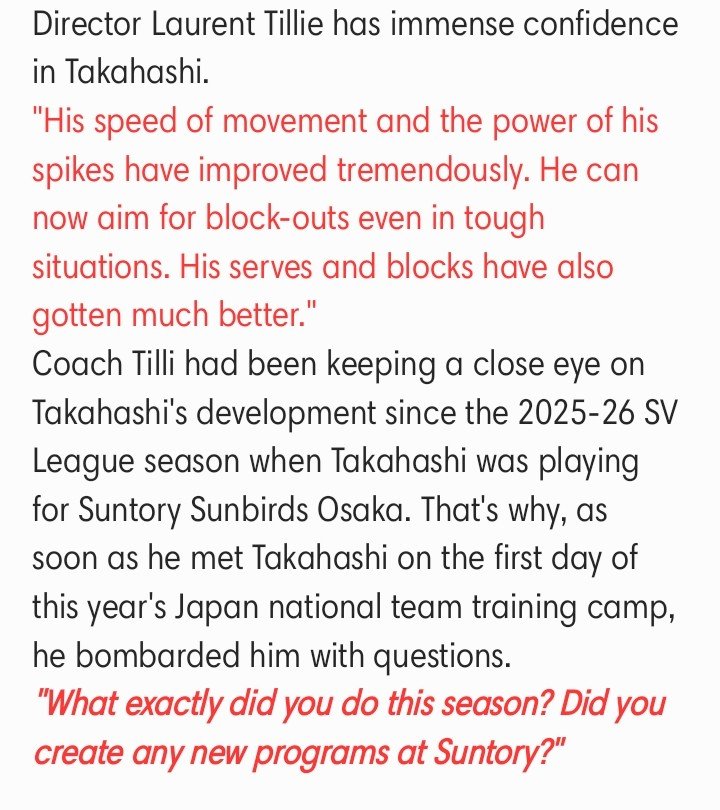 alpagirls's tweet photo. There are several reasons, but I think coach tillie’s decision to give Ran a bigger offensive role was also influenced by what he saw at suntory, where Ran proved he could be a reliable OH1 and handle a significant offensive workload. https://t.co/t6CPw00bdi
