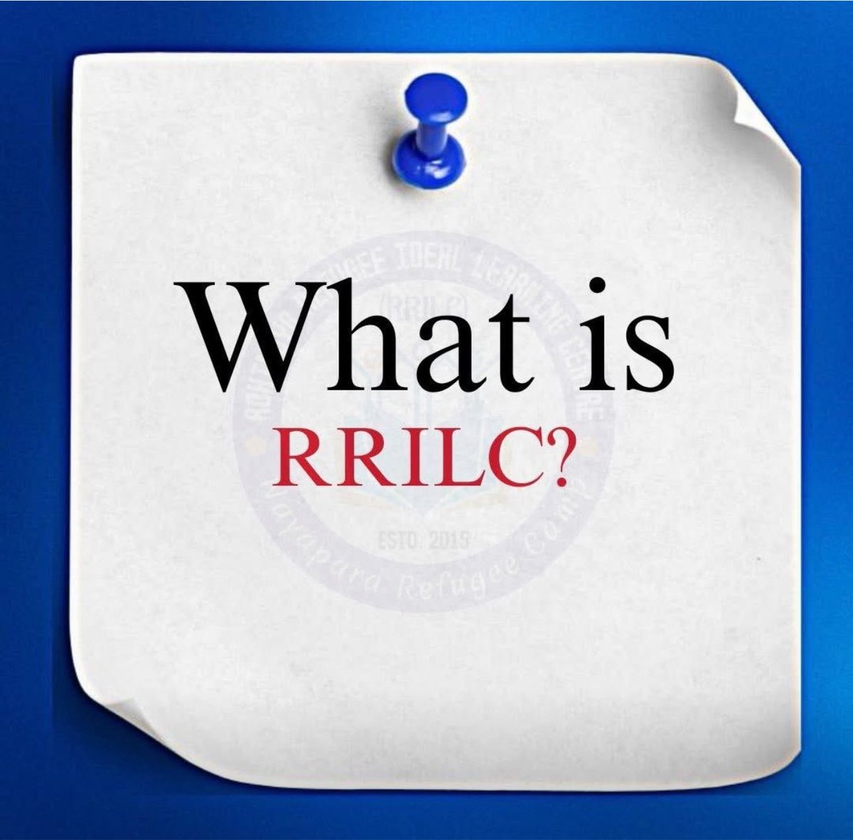 rrilc2015's tweet photo. What is RRILC?

RRILC (Rohingya Refugee Ideal Learning Centre) is a community-led educational institution in Nayapara Registered Refugee Camp, Bangladesh.

Want to get involved or show your support?

Follow @rrilc2015 to learn more. https://t.co/J4hazdOYi9