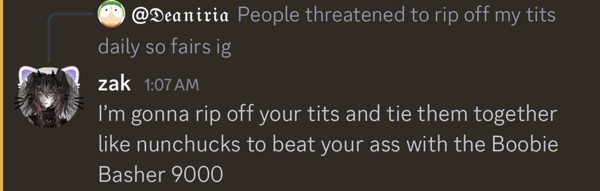 Deaniria69's tweet photo. @zaktheback ?? https://t.co/E4OM0sggwp