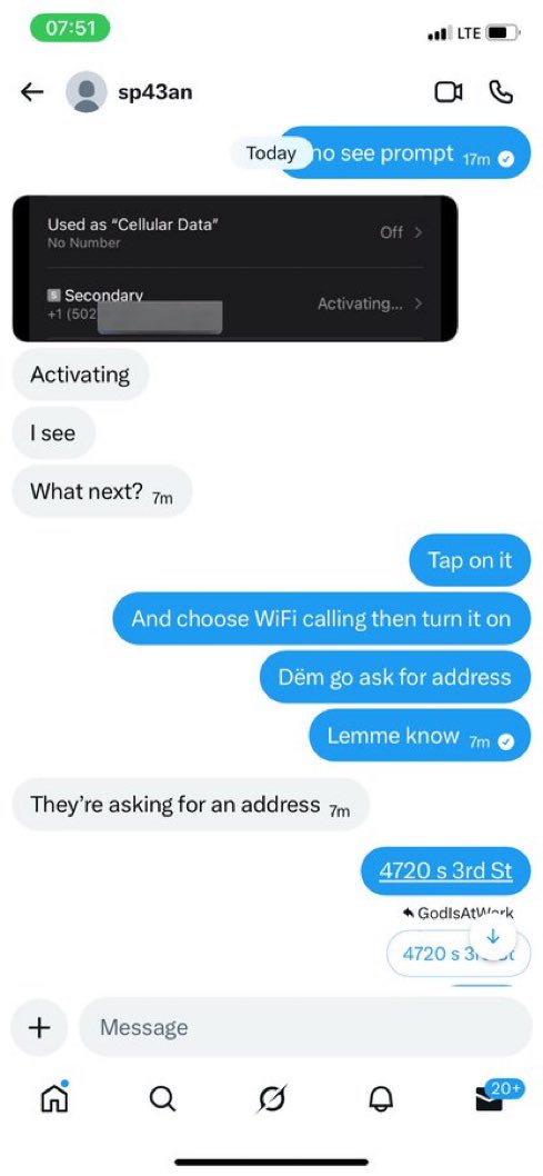 parrowboy12's tweet photo. Unlimited Esim Sorted ✅✅

eSIM AVAILABLE – No monthly fees🛜
Dedicated +1 US number included dm na legit https://t.co/ftDEYuuBvb