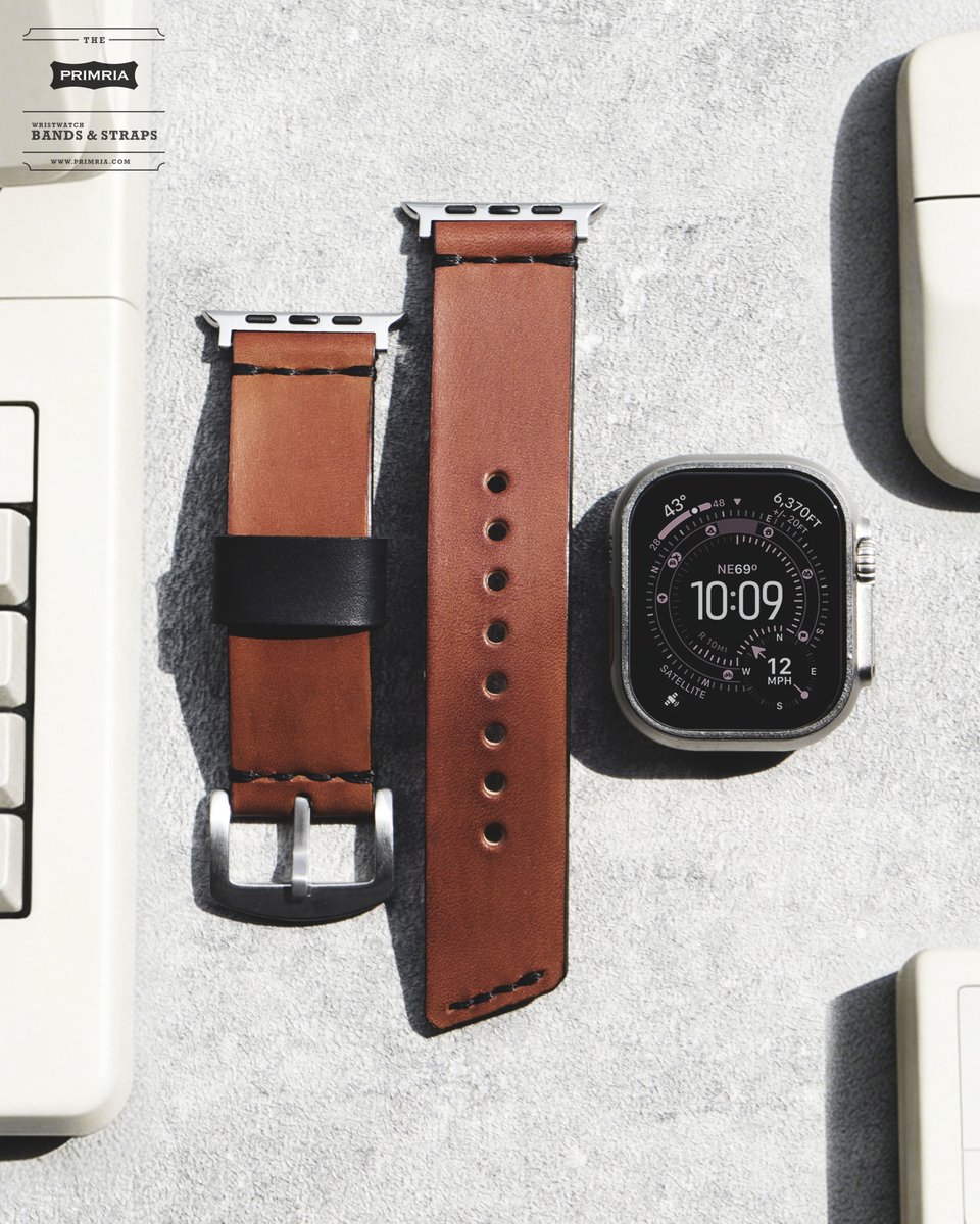 primria_design's tweet photo. Classic Brown leather Apple Watch Ultra strap
- develop amazing patina overtime
✅ FREE Worldwide Shipping
✅ 10% OFF with code: 10primria
Shop here:
🔗 https://t.co/LZM8rqblCc
🔗 https://t.co/wvcFYSBICF
#AppleWatchUltra #AppleWatchBand #AppleWatchStrap #applewatch https://t.co/YjlmW5U8c8