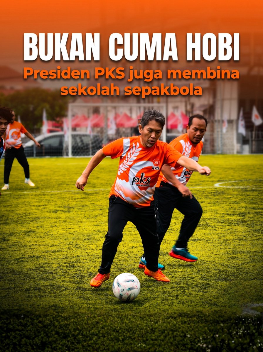 Elizabeth_inng's tweet photo. Presiden PKS ternyata multitalenta juga ya. ⚽👏 #bangjamil #amy #pks https://t.co/QljYOhygzI