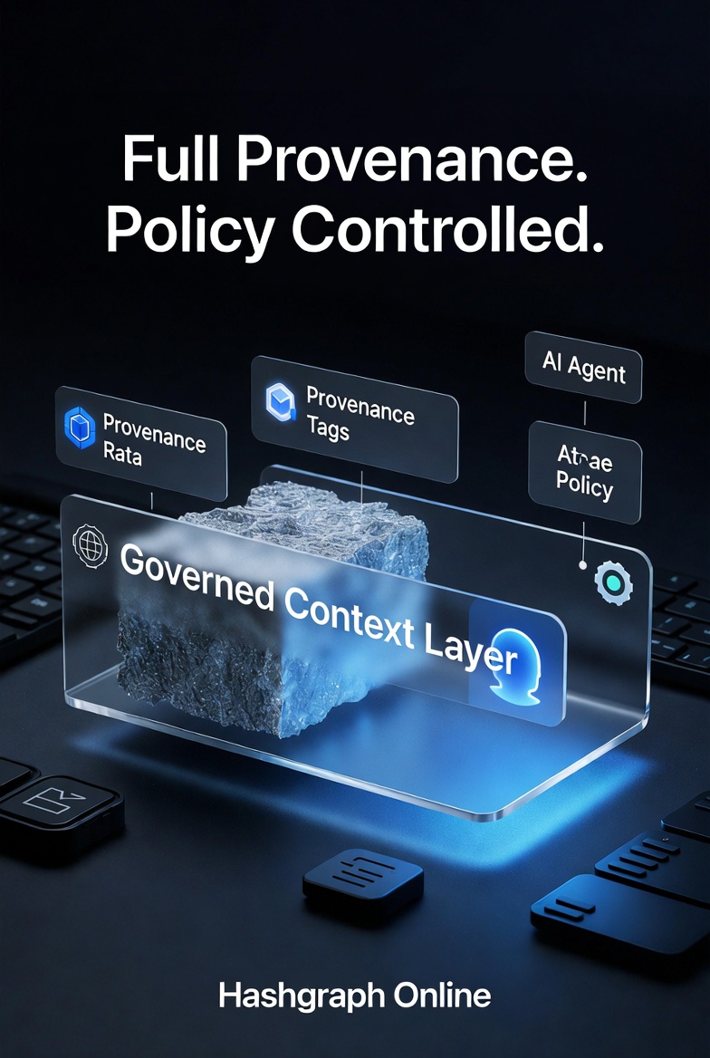 skadbsgml93's tweet photo. 🤖 Hashgraph Online releases CIGAR alpha for governed AI context.

The open protocol delivers only trusted, policy-approved data with full provenance 📡
Agents get verifiable context instead of uncontrolled information dumps.

Will governed context accelerate real enterprise AI adoption on $HBAR? 🔗🚀

$BTC $ETH $XRP $HBAR $TEL $XLM $SOL
#HBAR #Hedera #CIGAR #AIAgents #HashgraphOnline
