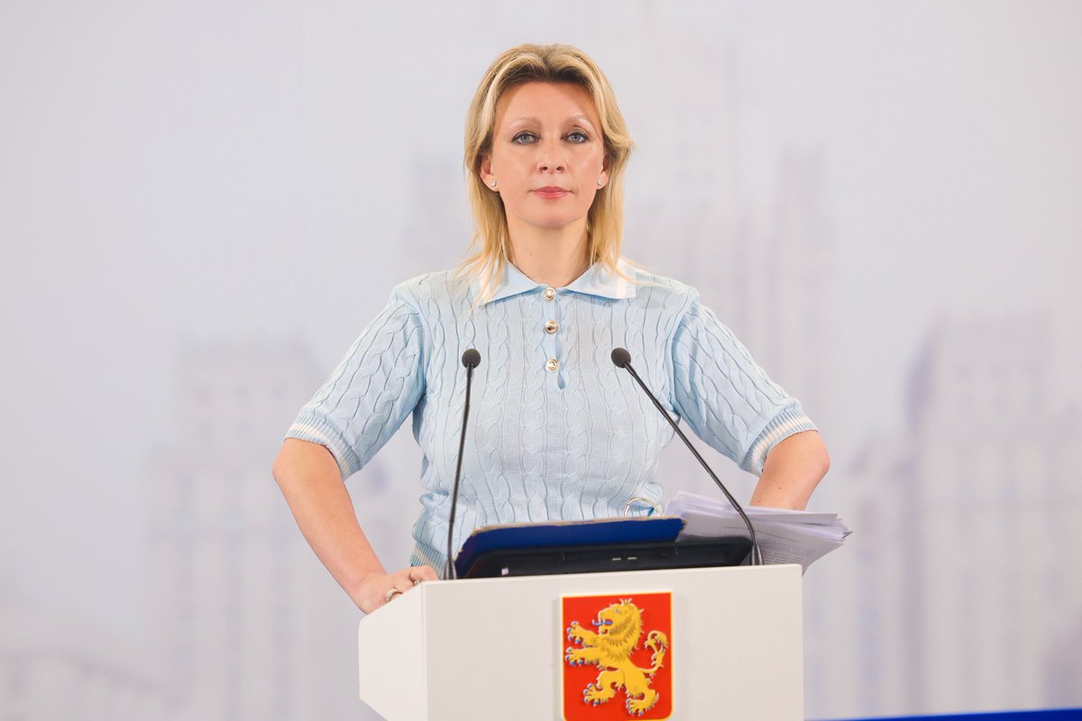 RussianEmbassy's tweet photo. 💬 Maria Zakharova: Anti-Russian measures by British officials have undermined Russia-UK relations.

Russia has repeatedly stated its readiness to cooperate on the basis of respect, equality and the consideration of national interests, including security.

https://t.co/MUN5peLP4w https://t.co/lRPxACZh5g