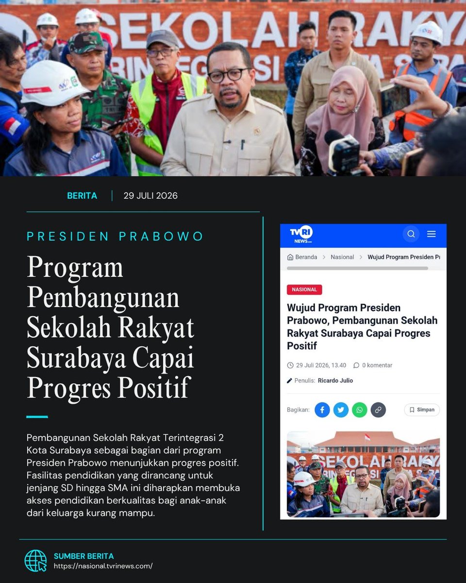 Ripalmaaa's tweet photo. Mari terus pertahankan sinergi dan tekad. Karena Indonesia kokoh bermula dari kita, sekarang dan bagi generasi penerus.
Percepat Kesiapan Nasional https://t.co/7st4UNApEp