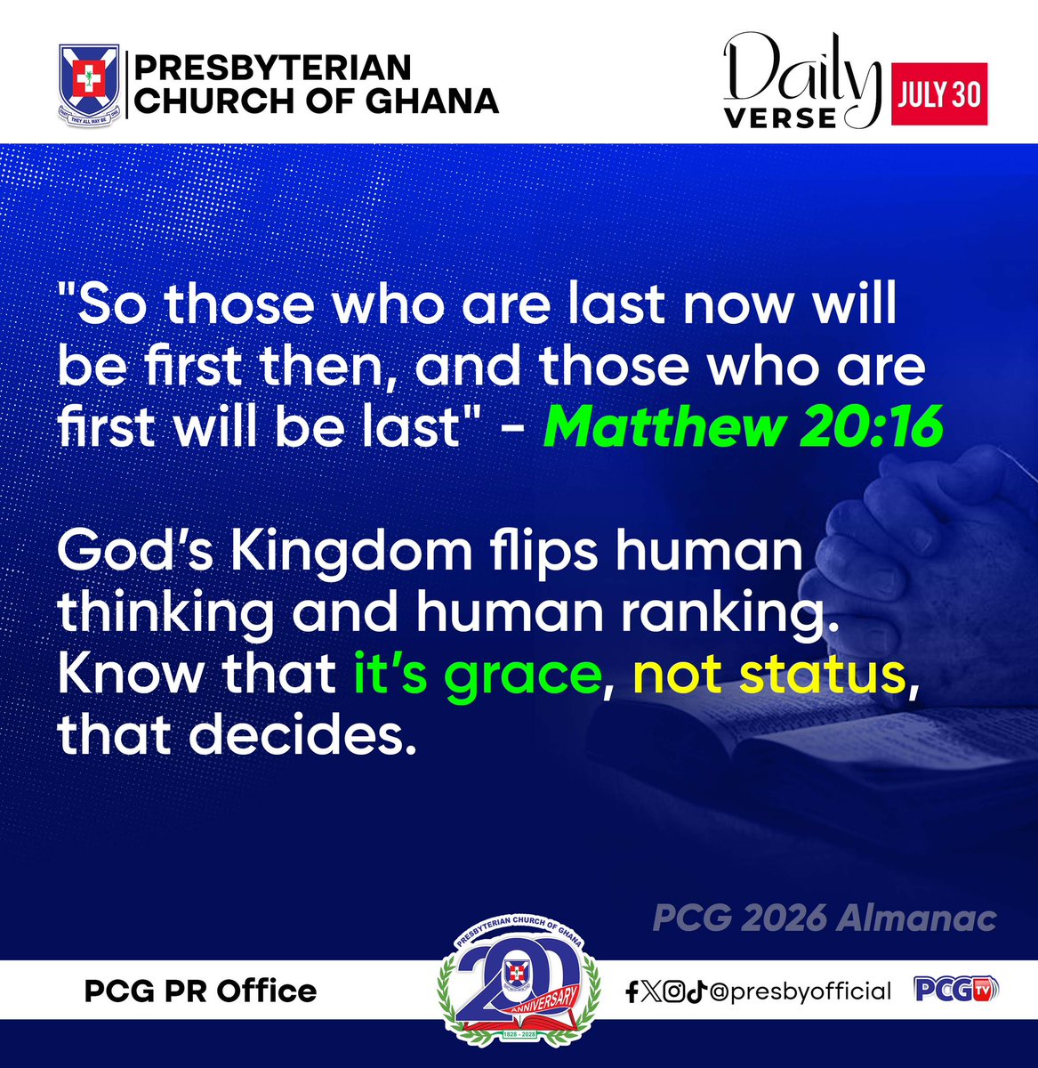 Presbyterian Church of Ghana tweet media