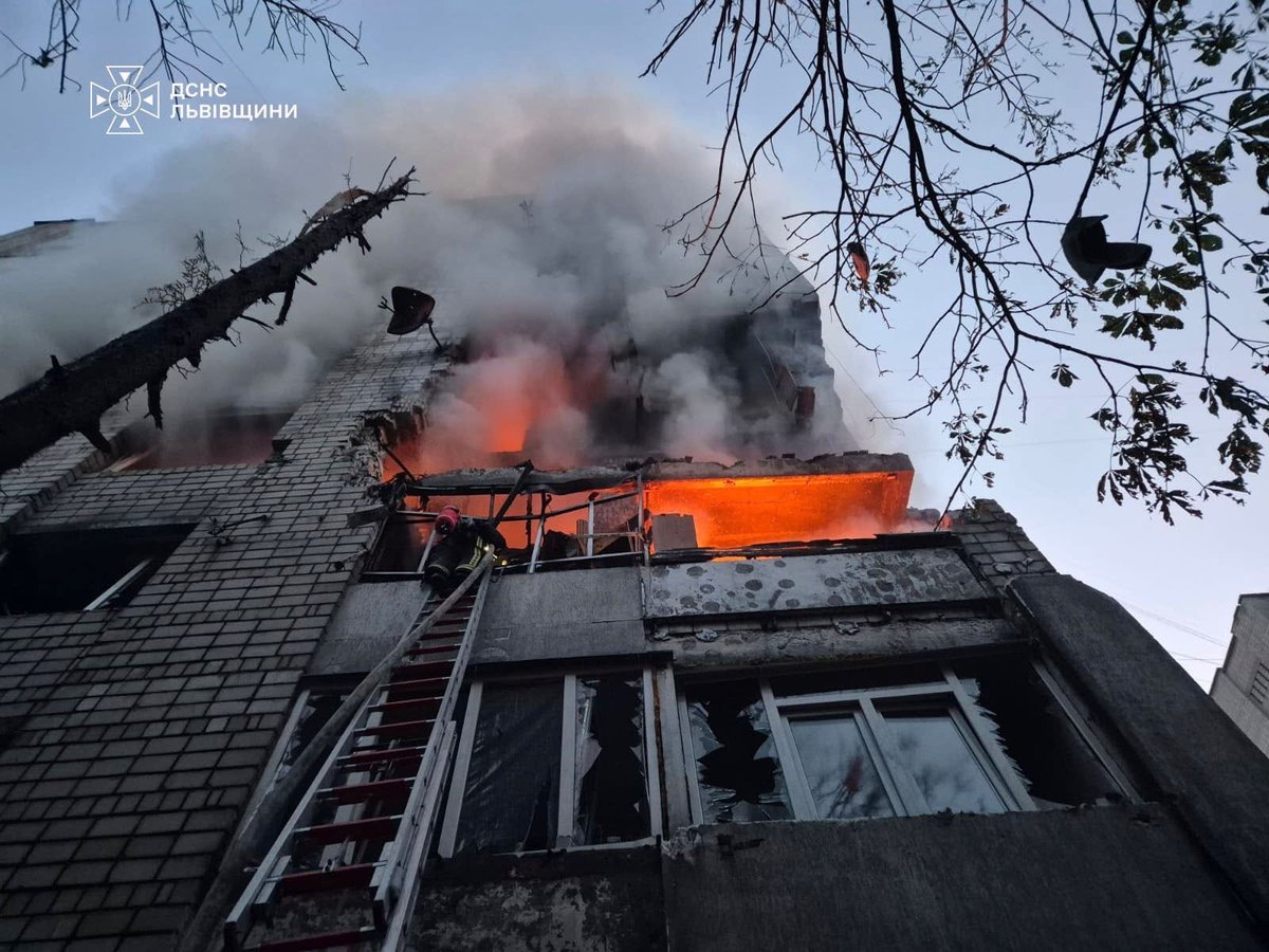 KoretskyiUA's tweet photo. As of this moment, at least eight people, including children, have been confirmed killed as a result of Russia's overnight attack on Ukraine. Dozens more have been injured and are receiving medical care.

Emergency and rescue operations continue in Kyiv and across ten other regions affected by the attack: Sumy, Kharkiv, Poltava, Dnipropetrovsk, Vinnytsia, Cherkasy, Mykolaiv, Lviv, Ivano-Frankivsk, and the Kyiv region. State Emergency Service teams have rescued many people trapped beneath the rubble, and the search for survivors is ongoing.

My deepest condolences to the families and loved ones of those whose lives were taken by this Russian attack.

I am grateful to our air defense forces, emergency responders, medics, police officers, utility workers, and everyone who has worked throughout the night to save lives. Their courage, professionalism, and dedication are helping our communities endure yet another act of Russian terror.