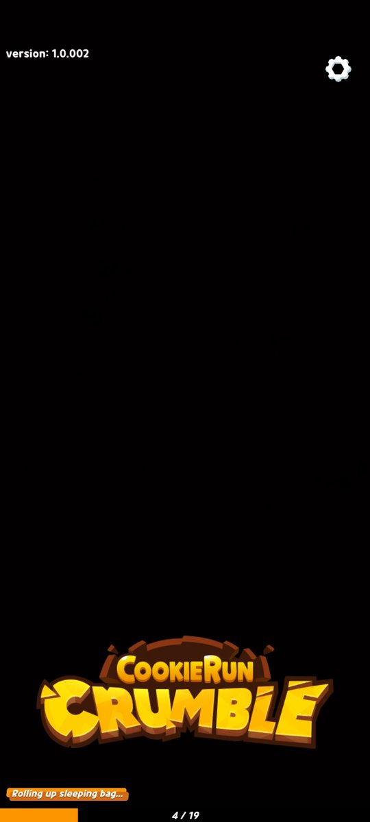 Experiment2022's tweet photo. Does anyone else have this glitch in cookie run crumble where half of the screen is just black? How do I fix this? 

#cookierun #cookieruncrumble https://t.co/PaCJ6nxeKL