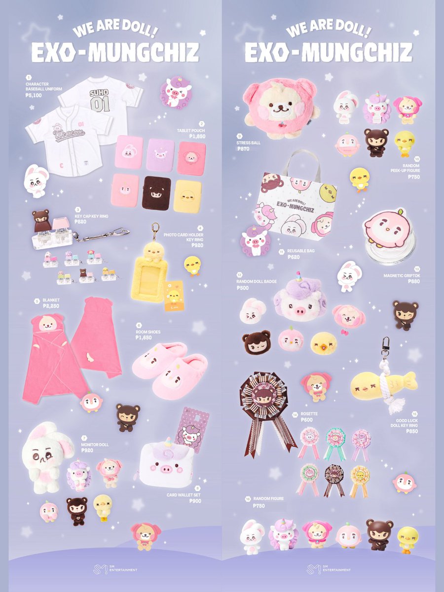 tbzsunwo0's tweet photo. wts ph go

EXO We are DOLL! EXO-MUNGCHIZ OFFICIAL MERCHANDISE SALES
— prices are all-in except local sf

doo: august 9
dop: 20% dp by august 9 | balance by september 30
under neta

dm to order https://t.co/xK5VQ5qV9B
