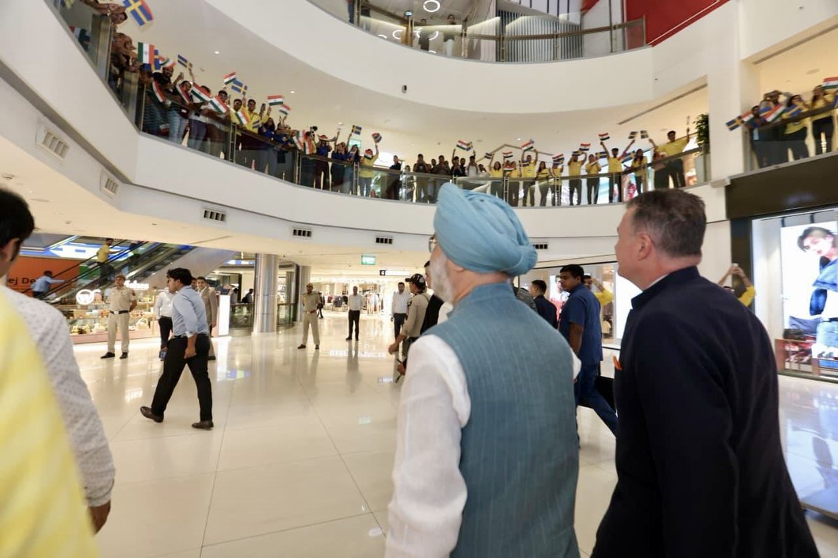 LtGovDelhi's tweet photo. Inaugurated IKEA’s new store at Saket today, in the presence of H.E. Jan Thesleff, Ambassador of @SwedeninIndia, and Mr. Patrik Antoni, CEO, IKEA India.

Accessible, affordable and sustainable living solutions are essential for Delhi’s growing families and young professionals. The arrival of this leading Swedish brand reflects increasing global confidence in Delhi’s economic potential and further strengthens the city’s position as a preferred destination for international investment and business, in line with the vision of #ViksitDelhi.

As Hon’ble Prime Minister Shri @narendramodi Ji has said, the world is investing in India with hope and enthusiasm, driven by confidence in India’s growth story, its stable policy environment and the strength of its vast consumer market.