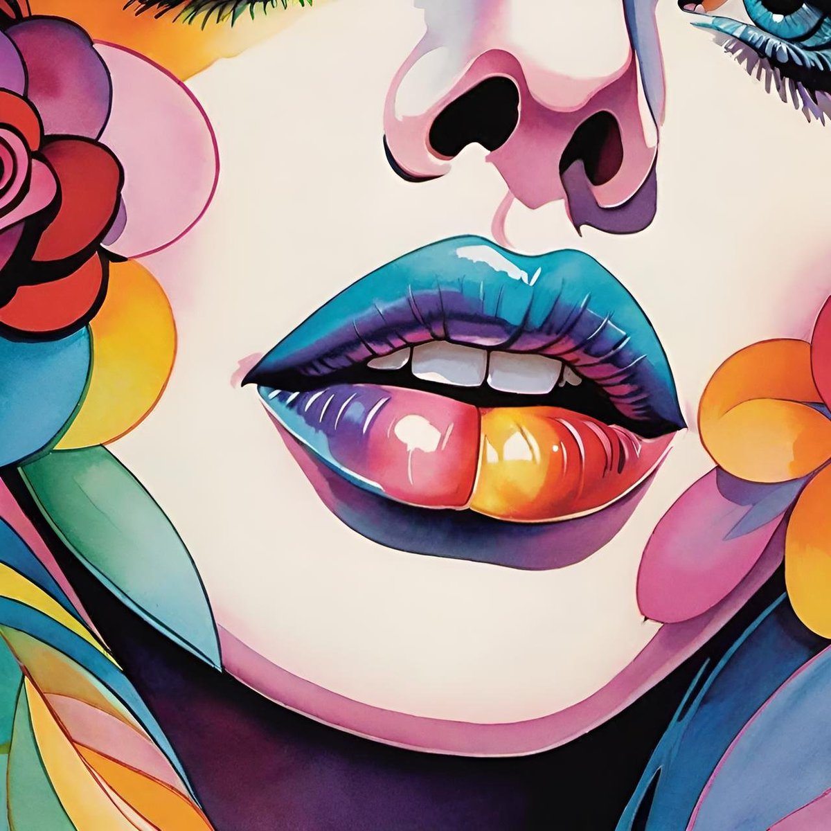 timeecon's tweet photo. Lips,art https://t.co/dafe9alBoS