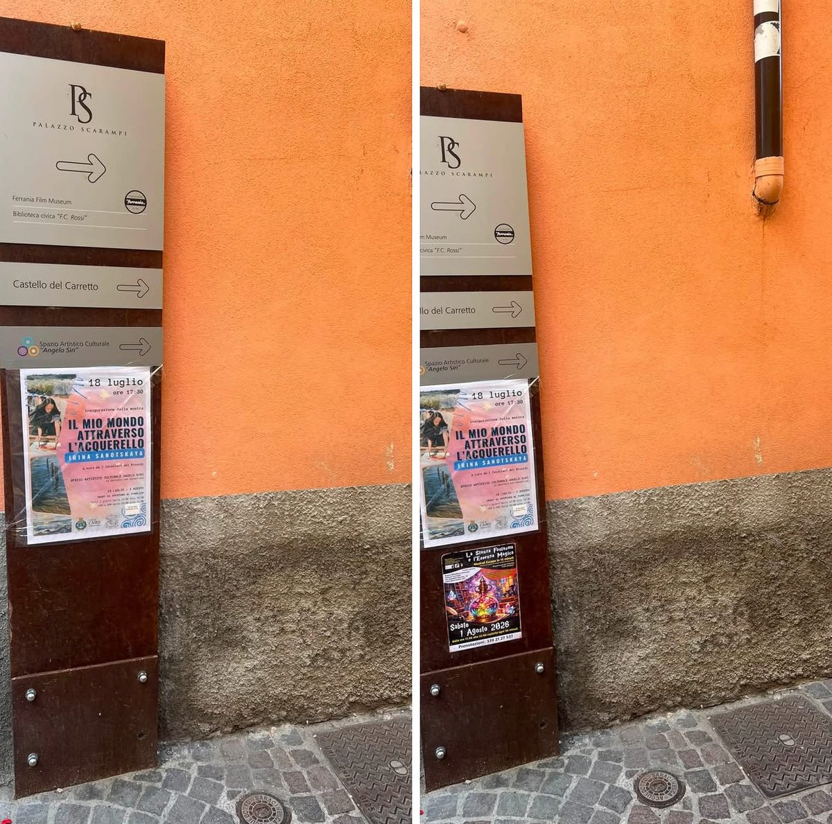 MusicStyleDT's tweet photo. Chissà se questa mattina troveremo la nostra locandina che pazientemente sostituiamo ogni giorno perché qualcuno di “simpatico”, ce la stacca…dietro quel piccolo spettacolo c’è impegno, voglia di far qualcosa di bello insieme…per Cairo
Prenota 3392127537 https://t.co/RIUlcRNkg5