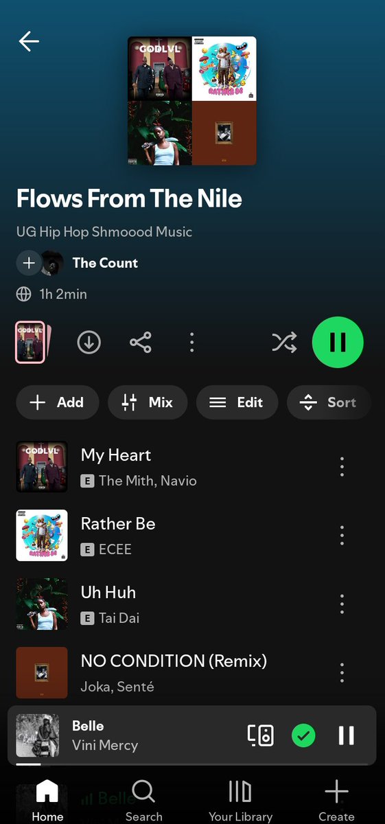 TheCountMarkula's tweet photo. Found a zone last night and put together a #UGHipHop playlist that fit the mood n the energy...
#NoShuffle ❗
If you 'bout it, feel free to dive in 🎶🎶🎶🔥
https://t.co/uOOo5hgSGm https://t.co/6Lflqrjj7s