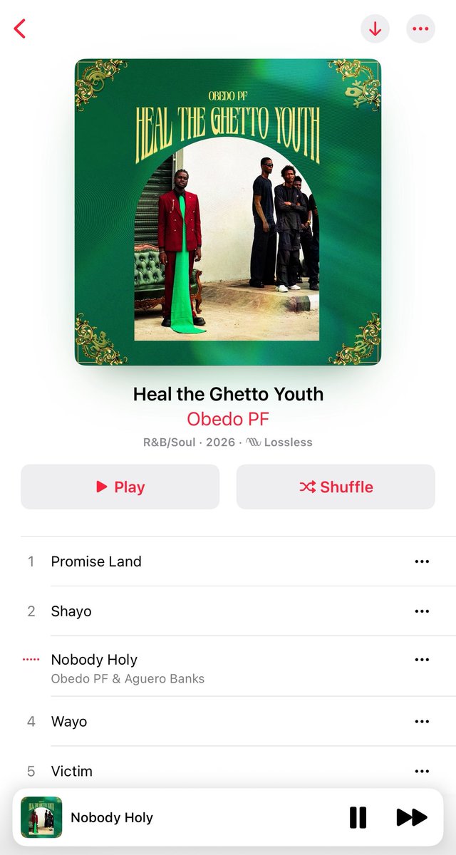 Obedopf_'s tweet photo. Citizen of the Federal republic of Nigeria 🇳🇬 

Breaking news from the streets, The Ghetto President has addressed the nation:

Heal the ghetto youth is now available for streaming, I made sure to it that this message came like a thief in the night that’s how even unexpected good things come like a thief in the night.. please take care of this body of work it’s a soundtrack to a generation still waiting.

Ghetto youths thanks for motivating and pushing me to my limits to unlock more, please share to a fellow ghetto youth or a friend.