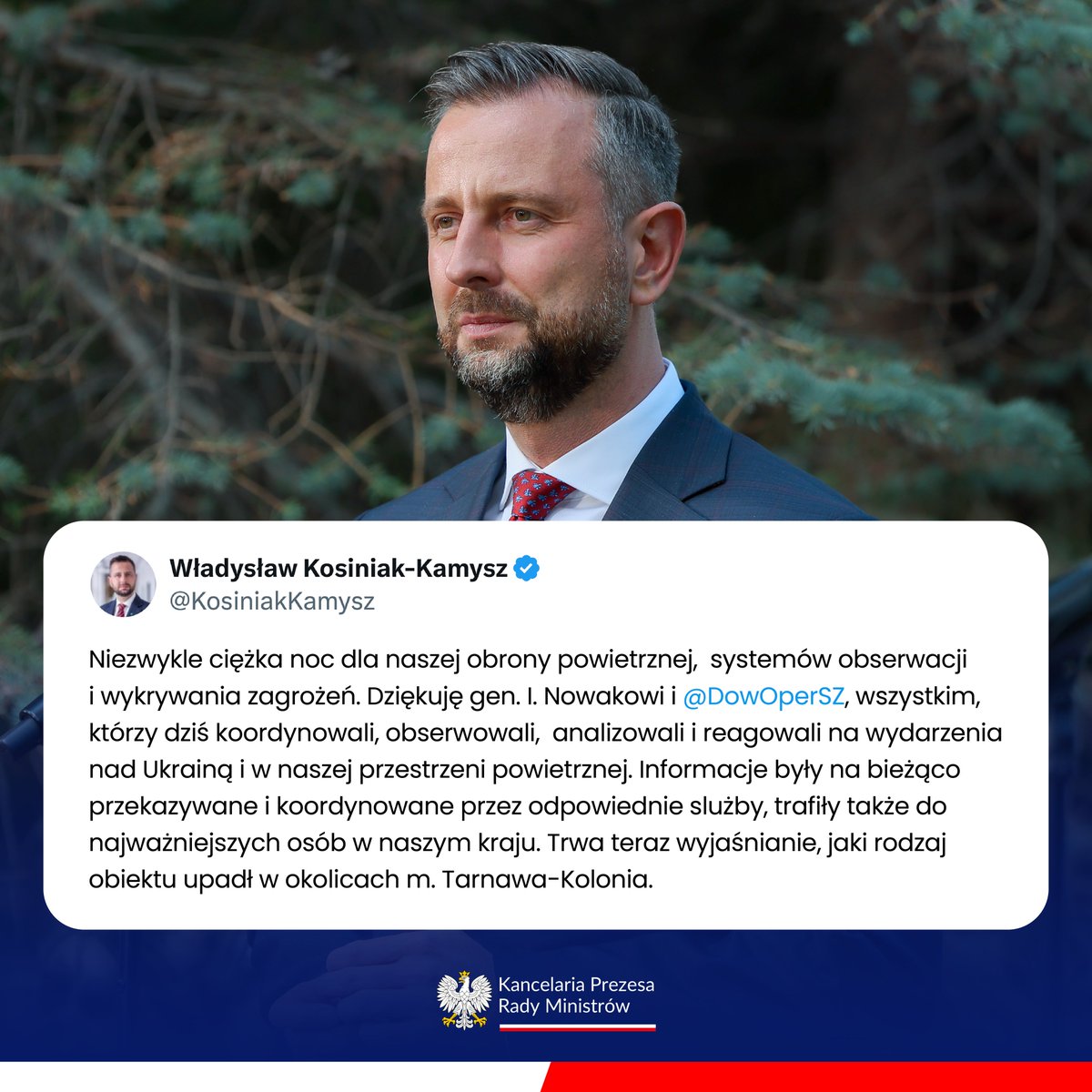 💬 Wicepremier, minister @mon_gov_pl, @Kosiniakkamysz ⤵️