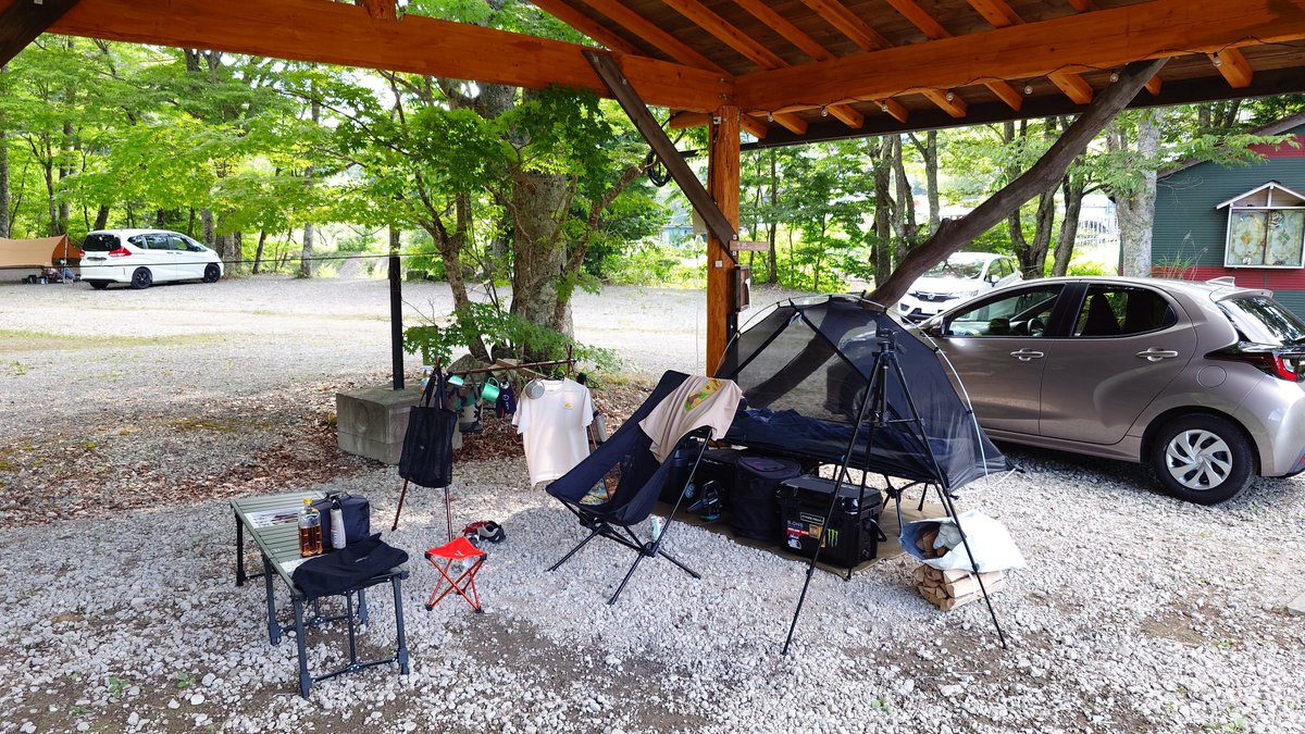 satoru163's tweet photo. 夏キャンプの始まり⛺️ https://t.co/g9ul84qxSS