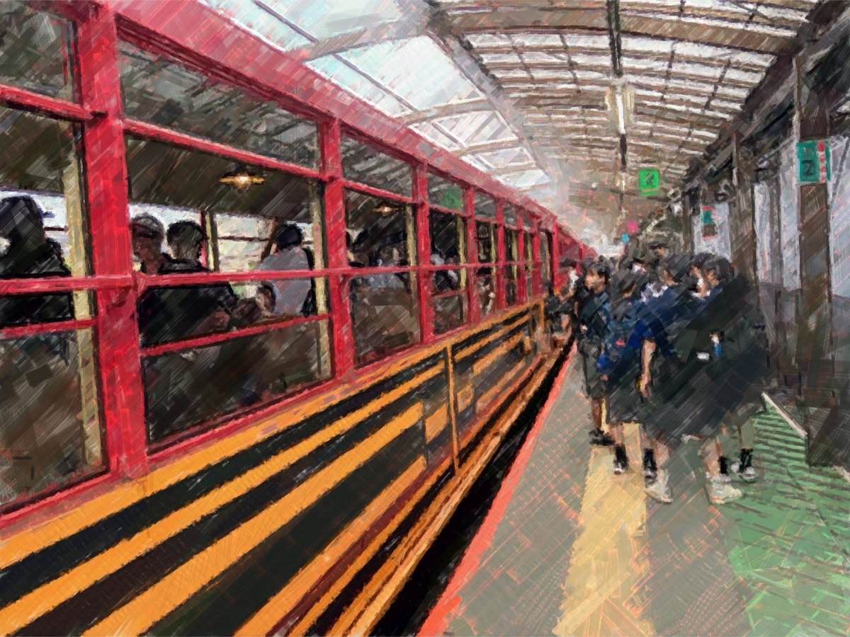 onarimonjh's tweet photo. 夏季学園２日目11
トロッコ嵯峨駅から亀岡駅まで向かっています。 https://t.co/2UjcbotOk0