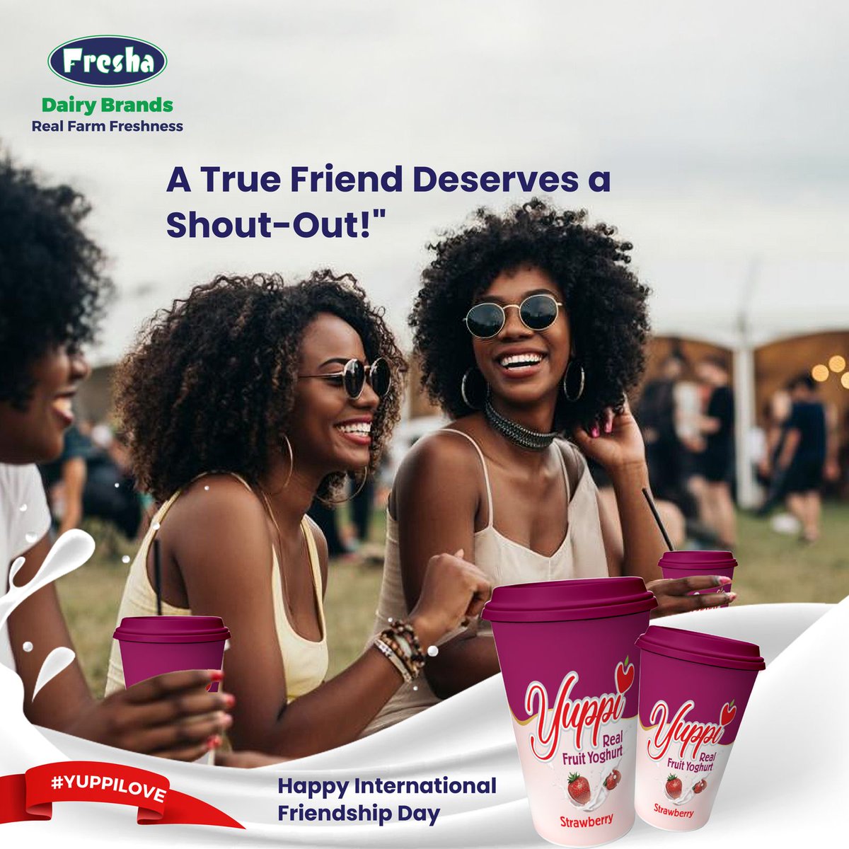 freshabrands's tweet photo. ❤️Happy International Friendship Day!🫶

Tag a friend who deserves a shout-out and tell them why they're so special to you!❣️

Let's spread kindness, gratitude, and friendship - one comment at a time!👇 #CelebrateFriendship #FreshaDairyBrands #RealFarmFreshness https://t.co/wZLItErmYm
