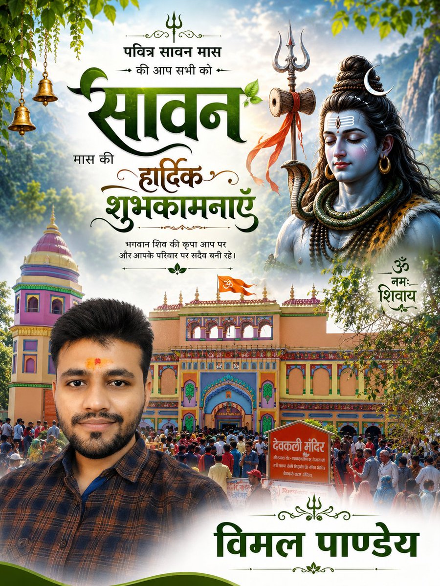 vimalpan_bjp's tweet photo. महादेव की आराधना को समर्पित पवित्र श्रावण मास के शुभारम्भ की आप सभी को हार्दिक बधाई एवं शुभकामनाएं।
 हर हर महादेव
@AIHighlight https://t.co/abjRs5qpfH