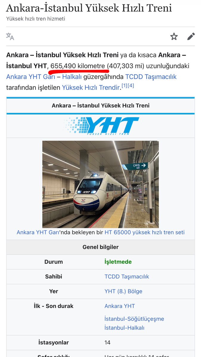 gokcekoc's tweet photo. @metin13 @128kmato7 @yersincabi @osi_ok_ @hickcave @anadoluajansi Mevcut hat 655km, Halkalı Söğütlüçeşme arasını çıkar yaklaşık 35km gene toplamda 620km eder. Sen ne anlatıyorsun? Mevcut güzergahta bile karayolundan 50km daha uzun, direkt Ankara karayolundan toplamda 190km daha uzun. Al sana veri. Bir daha bilmeden konuşma. https://t.co/Cjn088au4X