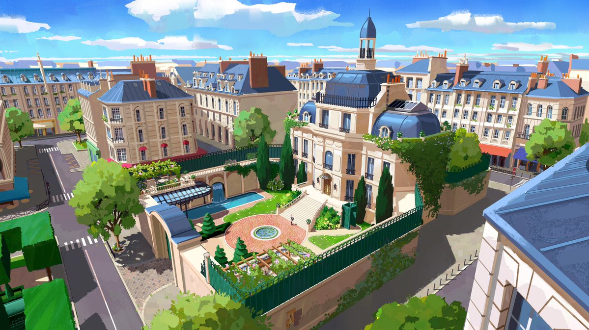 mlbs6conceptart's tweet photo. Agreste Mansion Front and Backyard concept season 6
#MLBS6Spoilers #mlbtwt #MiraculousLadybug https://t.co/rheYxNqsYn