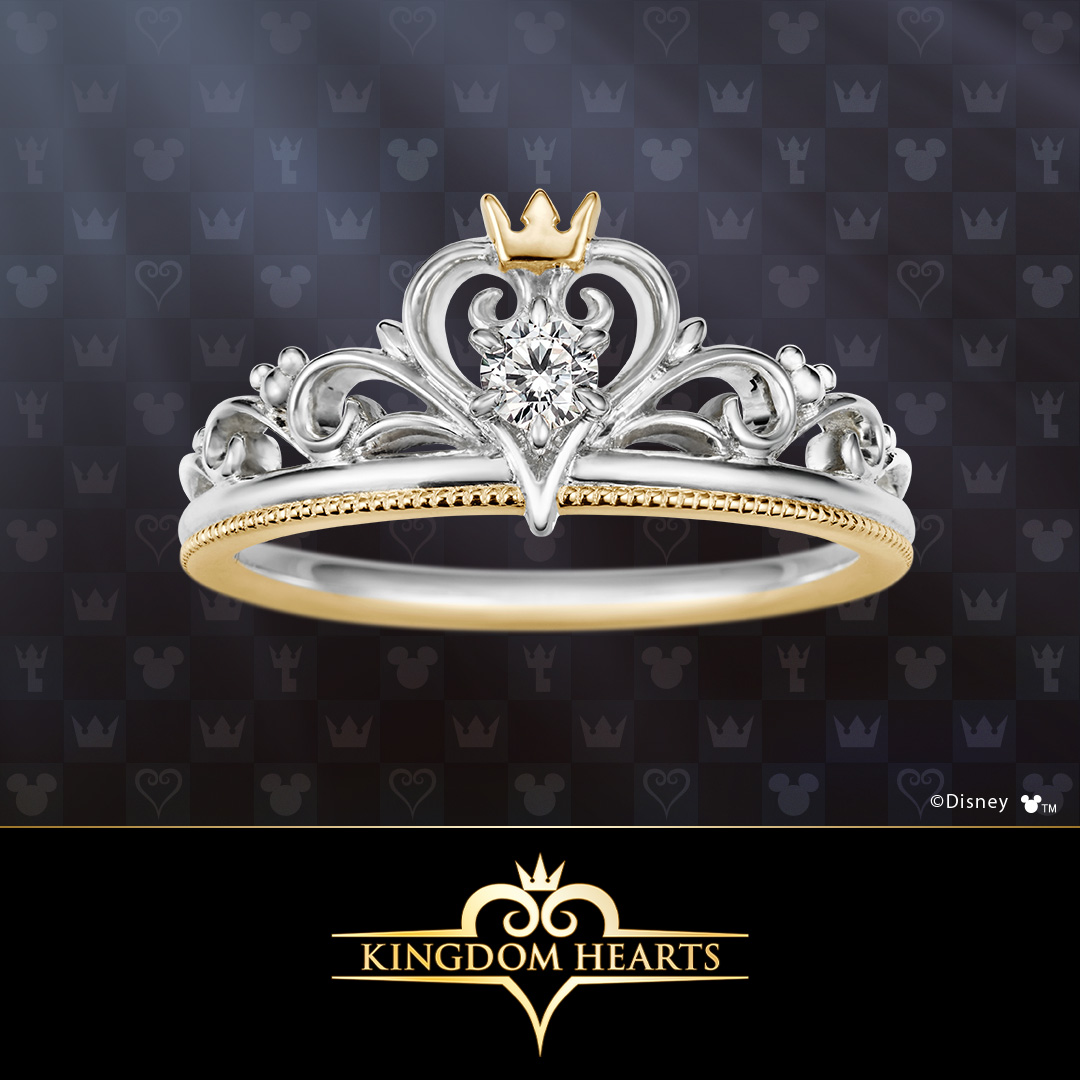 u_treasure_pr's tweet photo. 「キングダム ハーツ」 

ブライダルリング 
￣￣￣￣￣￣￣￣￣￣￣￣ 
婚約指輪・結婚指輪それぞれに 
「幸運のマーク」が隠れている 
シンプルでクラシカルなデザイン。 

『幸せが続く』という意味を持つミル打ちは 
職人が一粒一粒手作業で装飾を施しています。