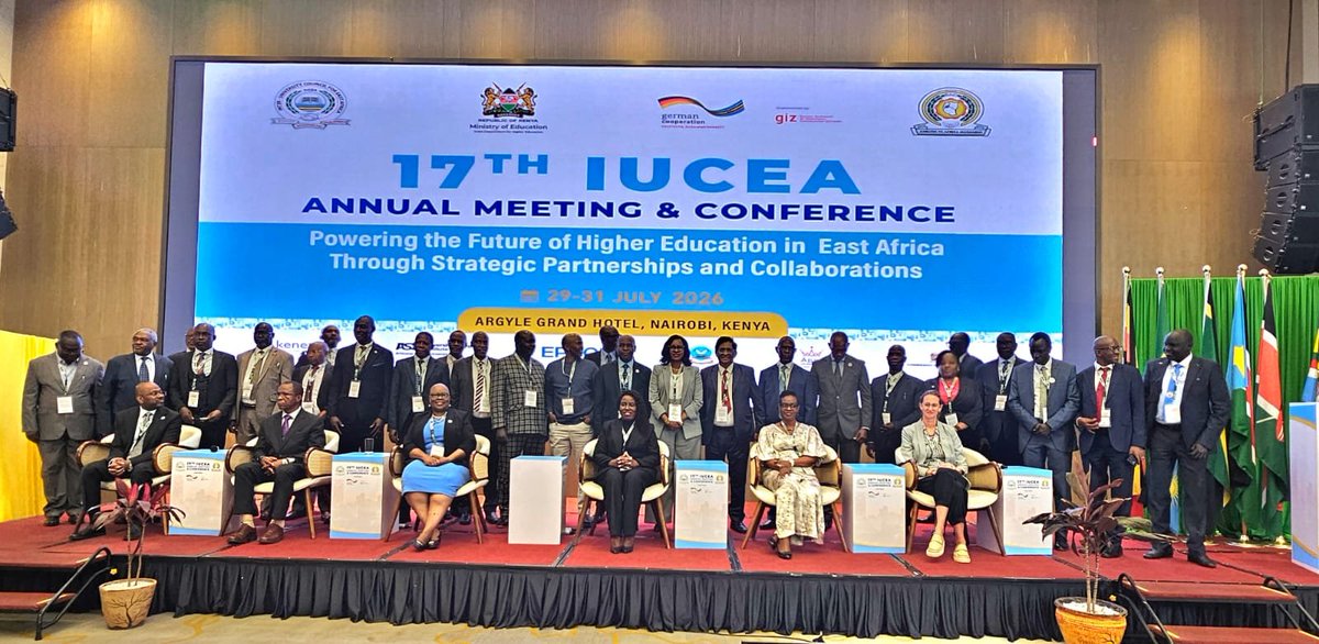 EduMinKenya's tweet photo. The Principal Secretary for Higher Education, Dr. Beatrice Muganda Inyangala, had the honour of officially opening the 17th Inter-University Council for East Africa (IUCEA) Annual Conference in Nairobi, yesterday at the Argyle Hotel, Nairobi, on behalf of the Cabinet Secretary for Education, Hon. Julius Migos Ogamba, EBS.

Held under the theme, "Powering the Future of Higher Education in East Africa through Strategic Partnerships and Collaborations," the conference has convened higher education leaders, policymakers, scholars and development partners from across the East African Community to deliberate on the future of higher education in the region.

Dr. Inyangala reaffirmed Kenya's commitment to strengthening regional collaboration in higher education through partnerships that promote academic excellence, research, innovation, quality assurance, and the mobility of students and academic staff, while advancing a vibrant East African Common Higher Education Area.
She wished all delegates fruitful deliberations as they work together to shape the future of higher education  in East Africa.