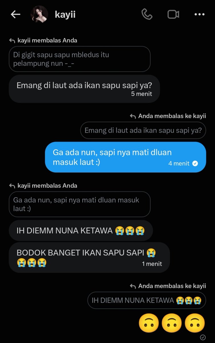 itsyuyaaa_'s tweet photo. Se sapi itu 😂🤣 https://t.co/0fsuwKPoh7