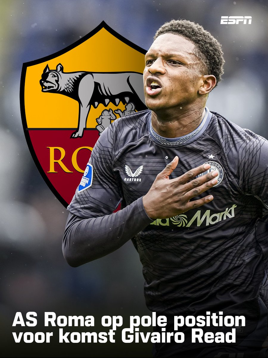 ESPNnl's tweet photo. AS Roma lijkt Nottingham Forest af te gaan troeven in de strijd om Givairo Read 👀

https://t.co/lFAQEoeNT5 https://t.co/Ll2pLQsvGb