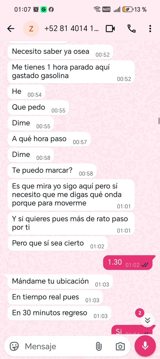 Chinitarega5xh's tweet photo. El dinero se va en tora cosa varios saben
Bueno ya 2 días no le deposite los 250 y desde el primer día la perosn empezó con amenazas ahorita más
Y me dijo me dejaría sin clientes ese día venía tocándome el y yo dormida
Aun le dbei 250 https://t.co/ixH9j758l2