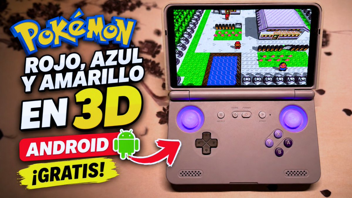 iBiedES's tweet photo. Cómo JUGAR en 3D a Pokémon Rojo, Azul y Amarillo en ANDROID GRATIS ✅ https://t.co/SxDd6STL1Z https://t.co/X2T0PTKQxV
