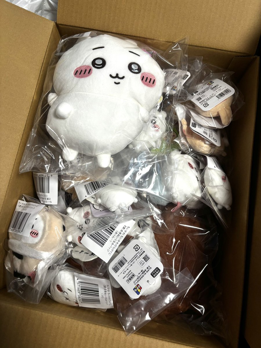 ls_rk2's tweet photo. ちいかわだらけくじ届いた- ̗̀📦 ̖́-
か、かわいすぎる😭🤍🤍🤍 https://t.co/pMGg28m9pC