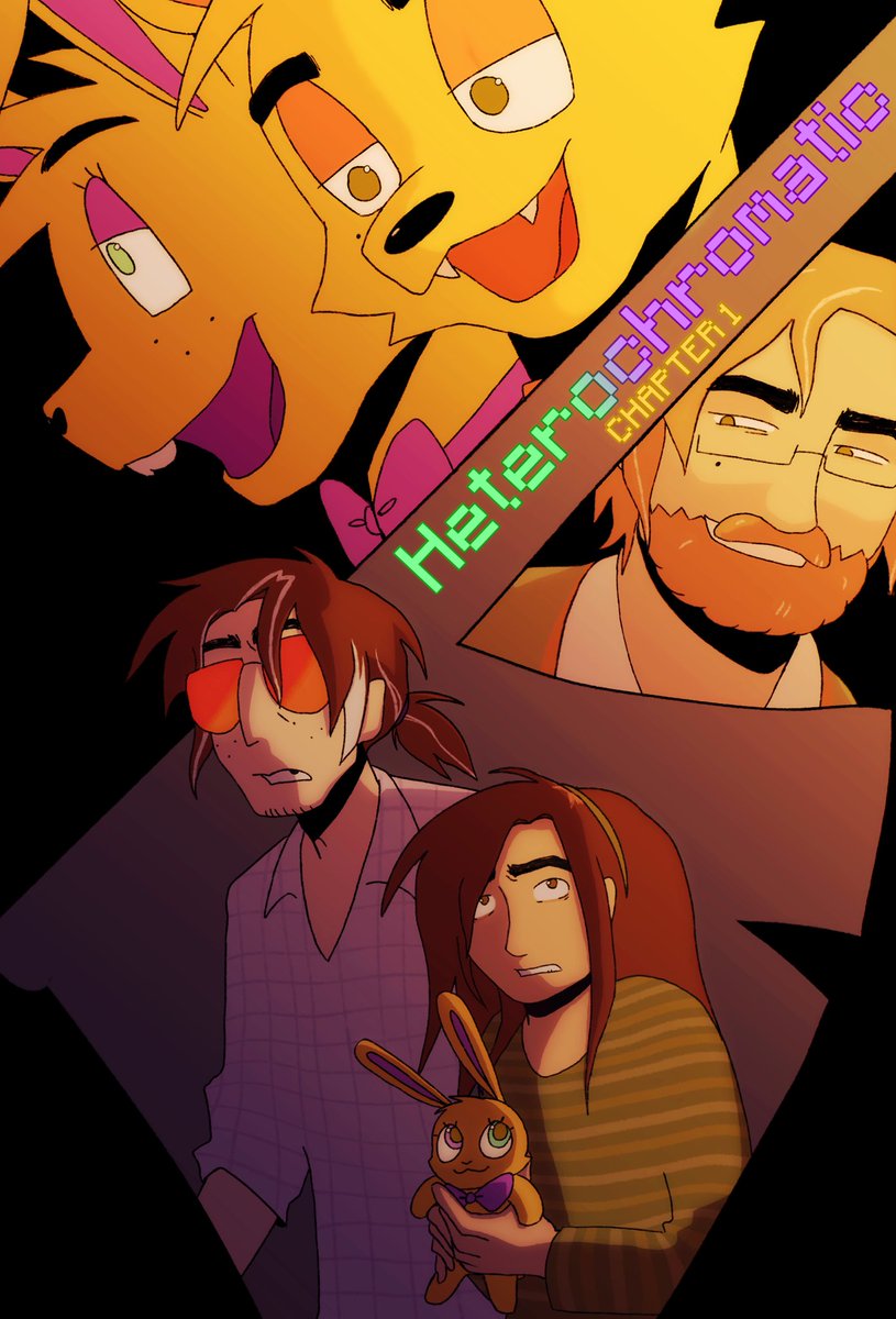 Heterochromati's tweet photo. CHAPTER ONE REBOOT - COVER #heterochromatic #fnafau #fnafcomic https://t.co/vhGGOxScpP