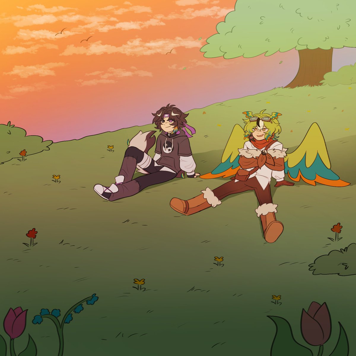 ZackitoA's tweet photo. Art Fight attack for @twow09  : )
•
#wifiesfanart #parrotx2fanart #oddyseyduo https://t.co/H20d36SU1O