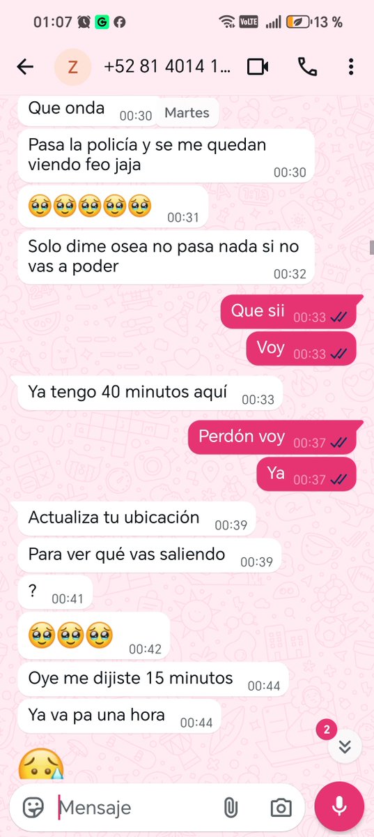 Chinitarega5xh's tweet photo. De ahí la app no me jalo y pues solo le mande 150 de otra app a lo que le quede debiendo 250
No se los mande solo 150 y la vdd me quede dormida
De ahí lo traje de que en un rato ma sy al rato
Muchos saben lo que estoy pasando y que el dinero no lo gasto en mi https://t.co/hfVhXBhaAi
