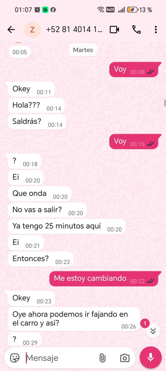 Chinitarega5xh's tweet photo. De ahí la app no me jalo y pues solo le mande 150 de otra app a lo que le quede debiendo 250
No se los mande solo 150 y la vdd me quede dormida
De ahí lo traje de que en un rato ma sy al rato
Muchos saben lo que estoy pasando y que el dinero no lo gasto en mi https://t.co/hfVhXBhaAi