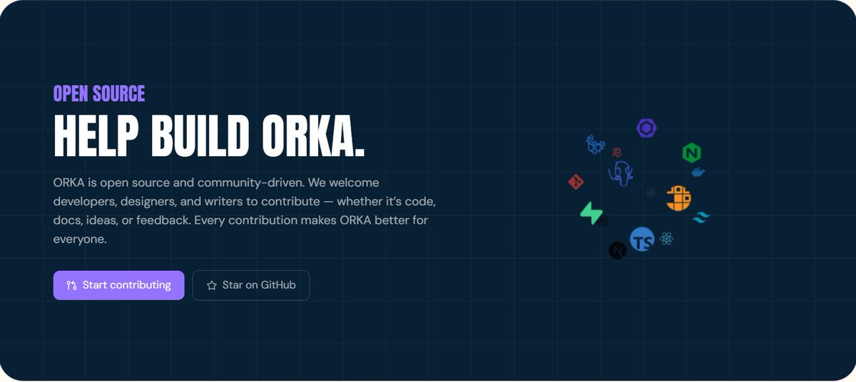 get_orka's tweet photo. 🚀 Orka is now open source. Build the AI OS for service businesses with us. 
⭐ GitHub ↓ 
              https://t.co/IBUQLlzUnL

#OpenSource @SahityaRoy07  @riseinweb3 @DebanjannnYaps  @debojyotidm @thebhupii https://t.co/NVCx0ZJGYE