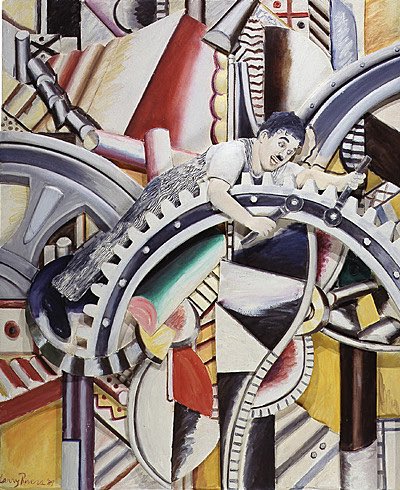 FrankMalfitano's tweet photo. PAINTING OF THE DAY: MODERNIST TIMES, 1989 by #LarryRivers #painting #AmericanArtist #PopArt #famousartist #CharlieChaplin #1980s #1930s #ModernTimes https://t.co/AL7rV4TuUs