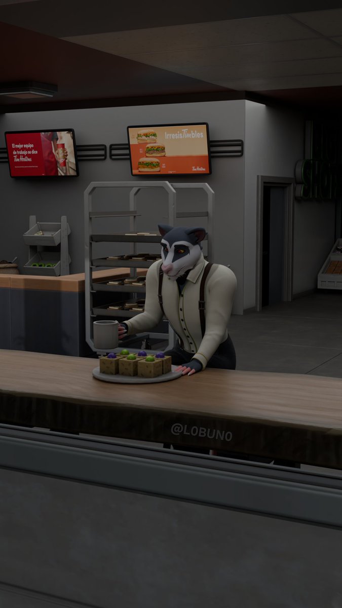 L0BUN0's tweet photo. Sometimes it's good to get out of that stressful routine, just come and order a coffee and dissociate for a while from reality. 
Aveces es bueno salir de esa estresante rutina, solamente venir pedir un cafe y disociar un rato de la realidad
(Render for my again) https://t.co/bIwFBTMqPU