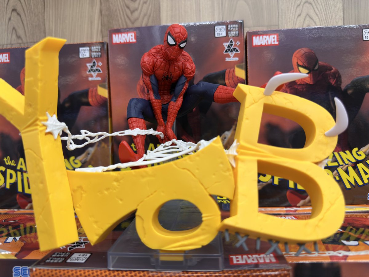 sakataotachu's tweet photo. 🕷️新景品入荷情報🕸️
MARVEL Luminasta -スパイダーマン-

MARVELシリーズよりスパイダーマンのLuminastaが入荷しました✨

躍動感あふれるポージングがスパイダーマンらしさをより感じるフィギュアとなっております✨

ご来店お待ちしております‼️
#iクレーン酒田店
#スパイダーマン https://t.co/APLRjlobBq