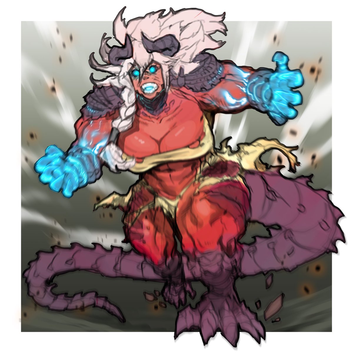 scribblesquab's tweet photo. Colored sketch commission for @Warrior_Atta https://t.co/pwg5xdtK1a