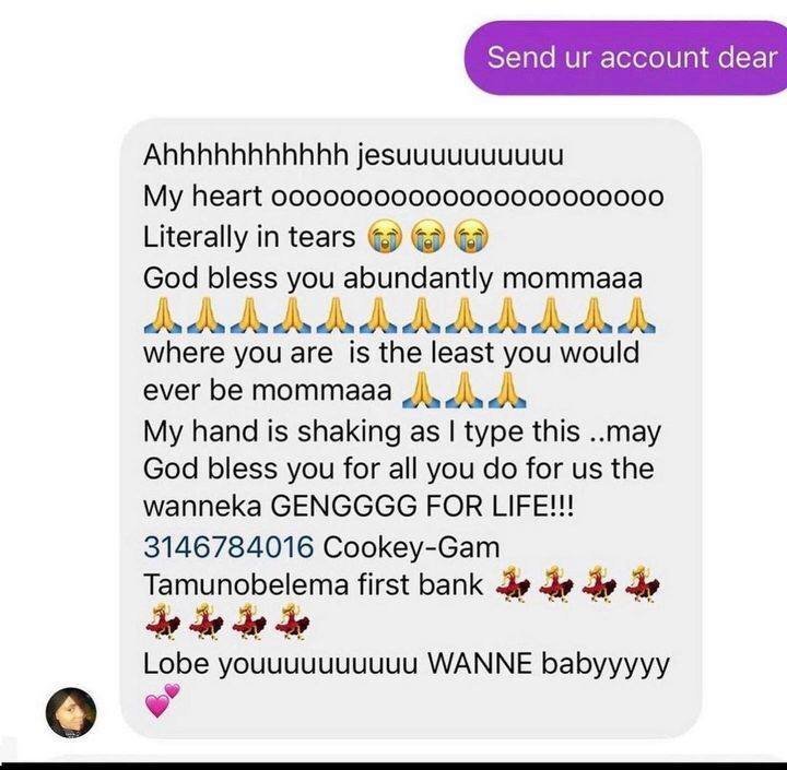 Marygold313's tweet photo. Congratulations make sure you pay your house rent RT and drop account details for next giveaway https://t.co/oFa7dR3Gdd