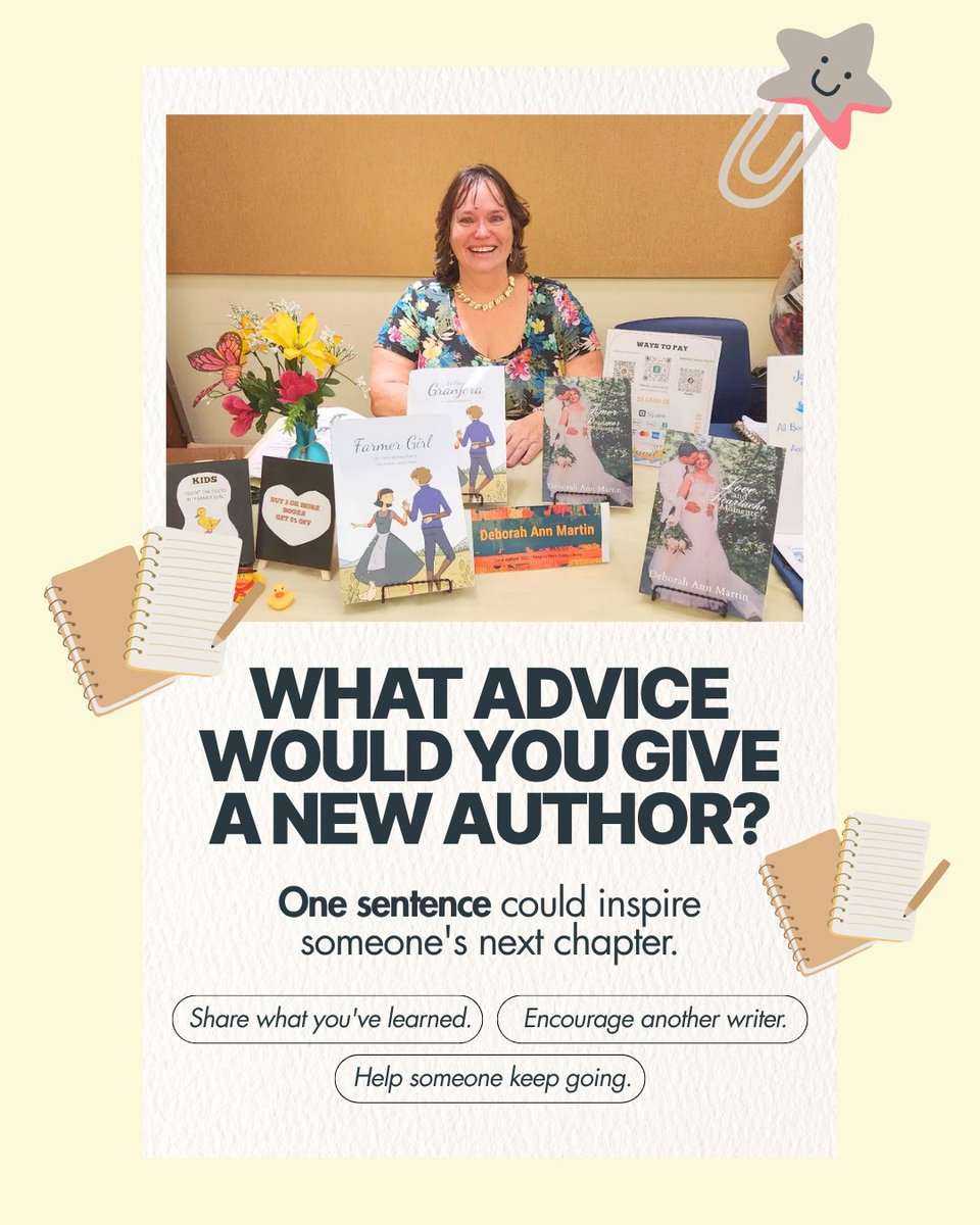 DeborahMar35329's tweet photo. Every author learns lessons along the way. 📚 What's one piece of advice you'd give a new writer? Your words might be exactly what someone needs today.

#WritingCommunity #AuthorLife #AmWriting #WritersOfThreads #BookCommunity #IndieAuthor #AuthorAdvice https://t.co/0ztx3HMTkn