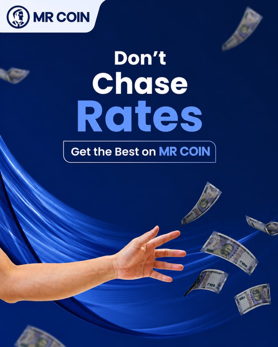 realmrcoin's tweet photo. Why settle for less when you can get the best rates with MR COIN?

Here, you get competitive rates, smooth transactions, and a trading experience built just for you.

Trade smarter and get more value.

Visit: https://t.co/1ZDTwmvz3G https://t.co/UCMzryhJtx