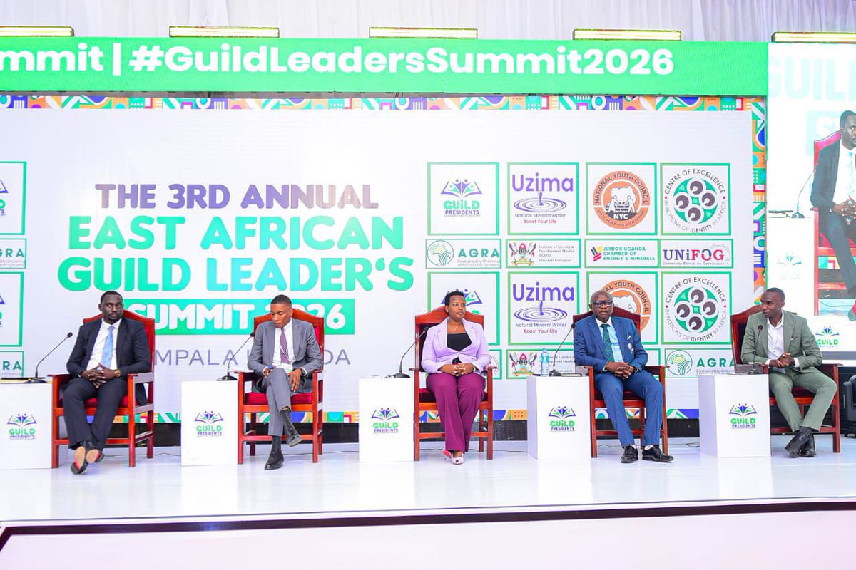 NYCofUganda's tweet photo. NYC Chairperson ONGOM at the 3rd East African Guild Leaders'Summit said AFCON 2027 is more than football, it's a once-in-a-generation economic opportunity for Uganda's youth.
US$900M+expected &amp;6,000+ jobs. 
He urged youth to skill up, stay informed &amp;adapt. Time to prepare is NOW. https://t.co/67AguaTGb5