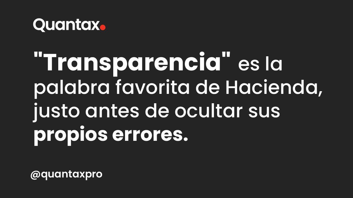 quantaxpro's tweet photo. Hacienda: 'Somos transparentes'. Proceden a ocultar la crisis interna. El chiste se cuenta solo. https://t.co/0fqhx4Klg5