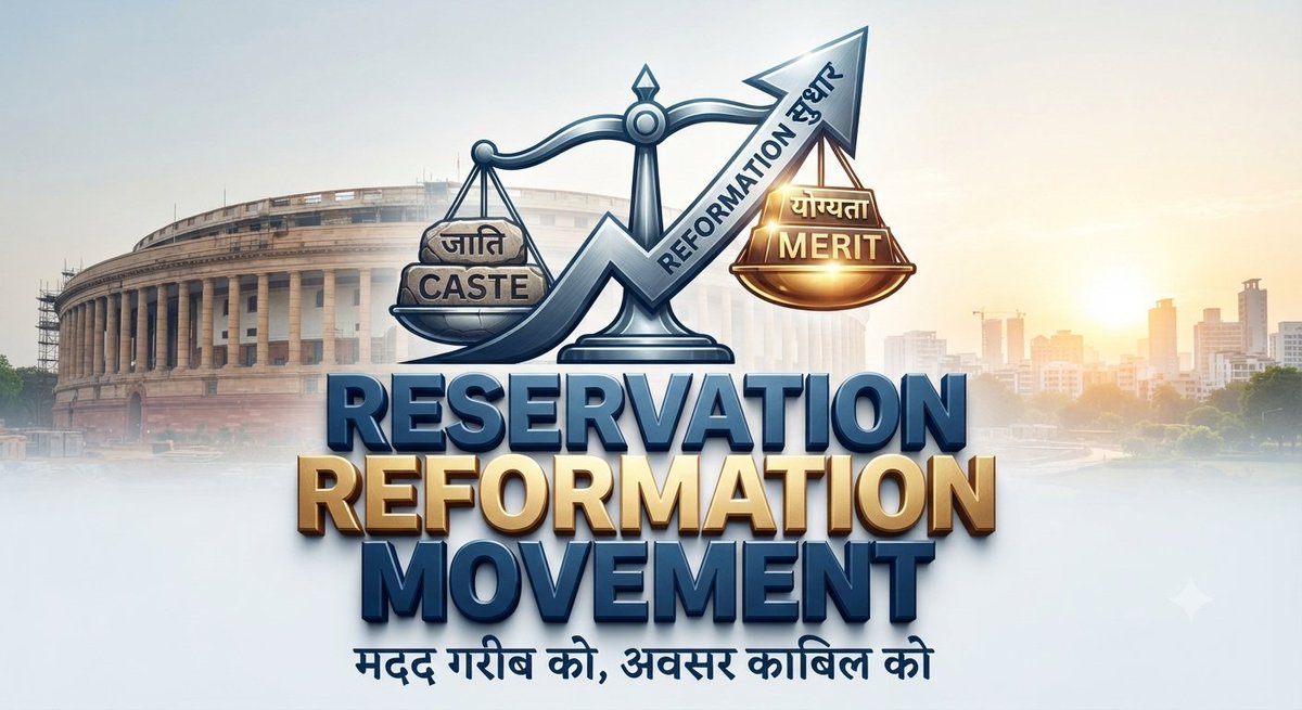 Merit_FirstIN's tweet photo. माननीय @RamdasAthawale जी, देश के टैक्सपेयर युवाओं को "बेवकूफ" या "अराजक तत्व" कहने से पहले जमीनी हकीकत और आँकड़ों पर बात कीजिए! 🛑👇

1.​हमारा स्टैंड स्पष्ट है: हम 'आरक्षण हटाओ' नहीं, बल्कि Reservation Reformation (आरक्षण सुधार) की मांग कर रहे हैं।

2.​बाबासाहेब का विज़न (Fact): डॉ. बाबासाहेब आंबेडकर जी ने खुद संविधान सभा में कहा था कि आरक्षण की व्यवस्था की समय-समय पर समीक्षा होनी चाहिए, ताकि यह कुछ लोगों का विशेषाधिकार न बन जाए। क्या समीक्षा मांगना "देश के खिलाफ साजिश" है?

3.​क्रीमी लेयर का सच: 75+ सालों में आरक्षण का सबसे बड़ा हिस्सा संपन्न जातियों और नेताओं की पीढ़ियों ने कैप्चर कर लिया है। आज भी SC/ST समाज का असली गरीब (जैसे PVTGs और दूरदराज के वंचित) दाने-दाने को मोहताज है।

​आप लोग सिर्फ वोट-बैंक की राजनीति के लिए 'क्रीमी लेयर' को बचाना चाहते हैं, जबकि हम समाज के हर 'असली गरीब' को उसका हक और देश को 100% मेरिट दिलाना चाहते हैं।

​गालियां देने के बजाय तथ्यों पर बहस कीजिए! 🇮🇳✊
​#MeritFirstIndia #ReservationReform 
https://t.co/UaVaUXk9MV